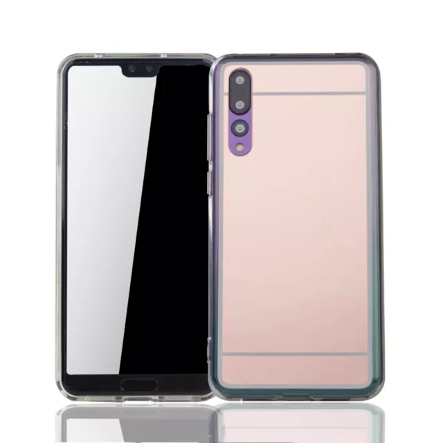 Huawei P20 Pro Etui pour Téléphone Mobile Miroir Mirror Soft-Case Schutz-Cover