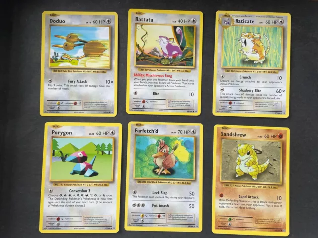 Pokemon card bundle Evolutions (XY) Rare/common/uncommon Pokemon TCG