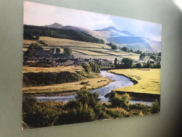 Brecon Beacons National Park.  Wales.  1973 Posted Postcard