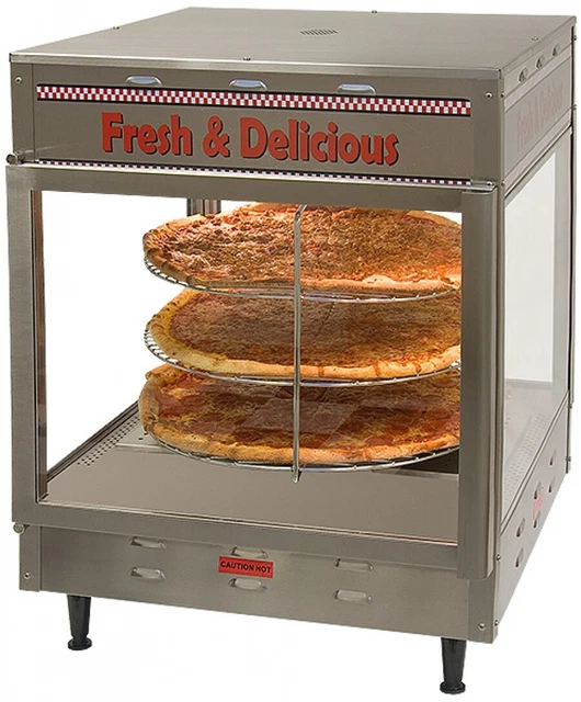 Benchmark 51018 Pass-Thru Heated Display Merchandiser For 18" Pizzas - 120V