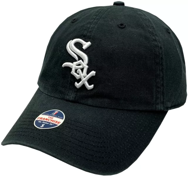 Chicago White Sox Franchise Fitted Hat Primiary Logo Black