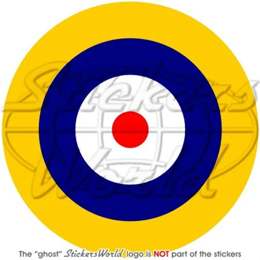 NETHERLANDS Dutch AirForce Aircraft Roundels 50mm (2) Vinyl Stickers, Decals x4 | UK