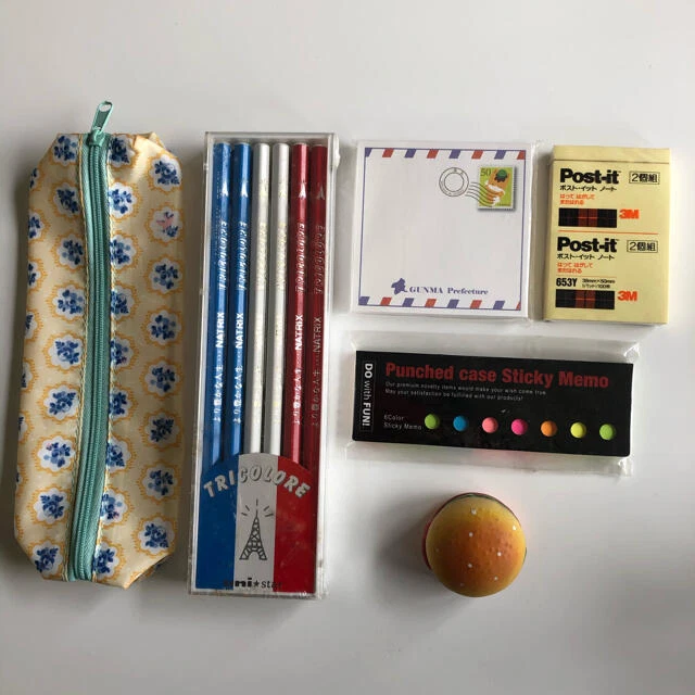 Mitsubishi Pencil Dozen Case Sharpener Memo Set