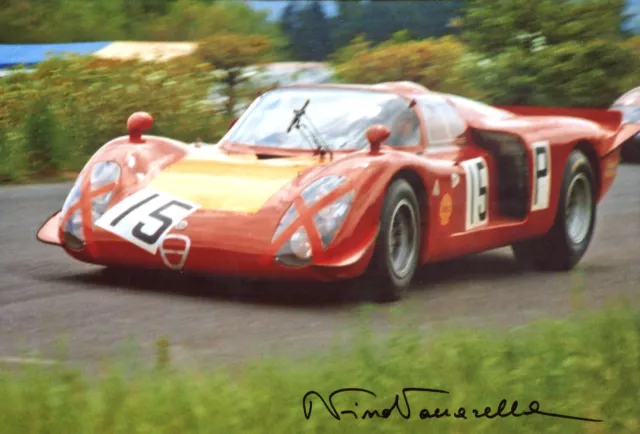 Nino Vaccarella † & Herbert Schultze Alfa Romeo P33 TKR Nürburgring 1968