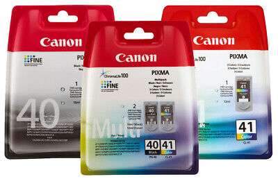 Original Canon PG40+CL41 DRUCKER PATRONE PIXMA IP1200 IP1300 IP1600 IP1700 IP180