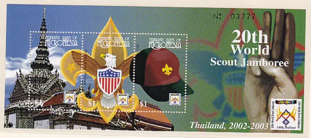 Micronesia - Nevis World Scout Jamboree  100 Years of Scouting  Lot L