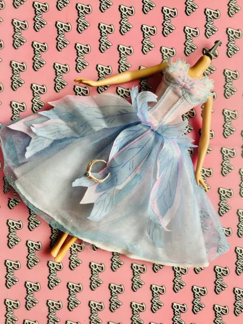 BARBIE ODETTE SWAN Lake Dress Good Condition With Accessories Doll