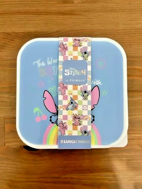 DISNEY STITCH LUNCH Box Pen Notebook Apron Microfibre Cloth