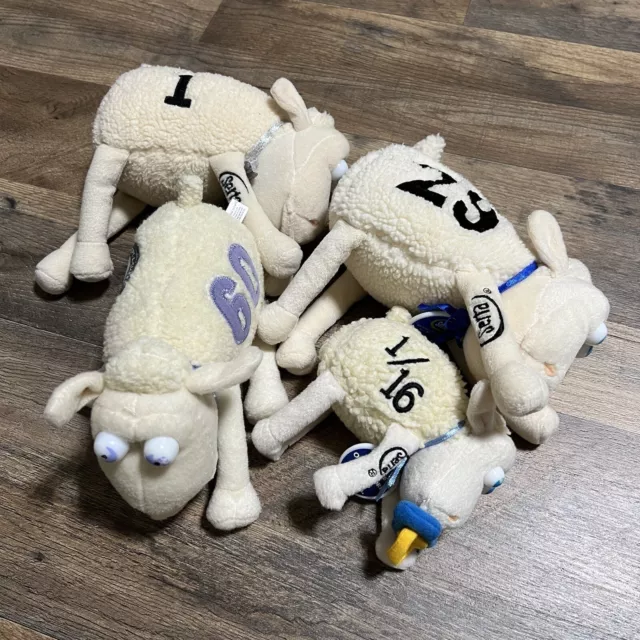Serta Sheep Plush Sheep Lot of 4 Animals Toys