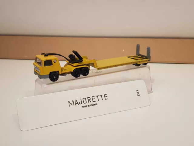 Majorette Camion Bernard Surbaissé (Rare Version Avec Roues De Secours )