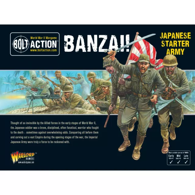 Bolt Action Banzai! Imperial Japanese Starter Army | WWII Wargaming Minis