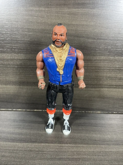 VINTAGE 1983 A-TEAM B.A. Baracus Mr. T Action 6 Inch Figure Cannell ...