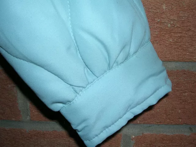 Cappotto trapuntato verde River Island nuova con etichette per ragazze nuova di zecca età 2-3 98 cm NUOVO CRP £32 3