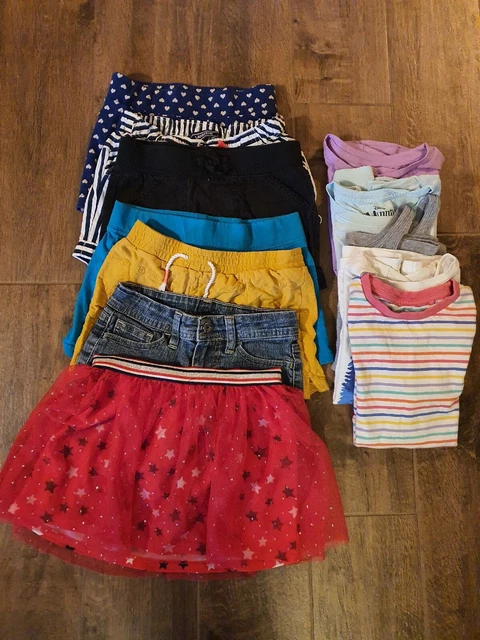 girls Summer clothes bundle age 6-7 years US & UK Brands & Disney