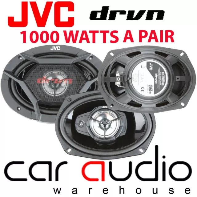 THIS WEEK ONLY MASSIVE 1000 Watts a Pair 3 Way JVC 6x9 inch 6x9s Car Speakers