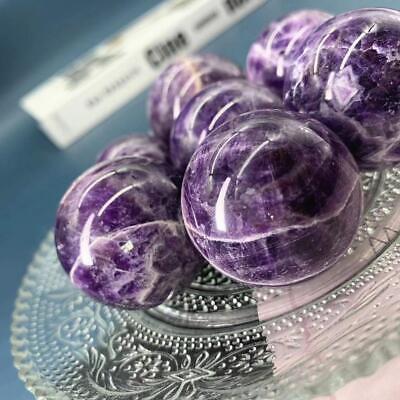 2.2LB Natural Dream Amethyst Sphere Polished Quartz Crystal Ball Healing