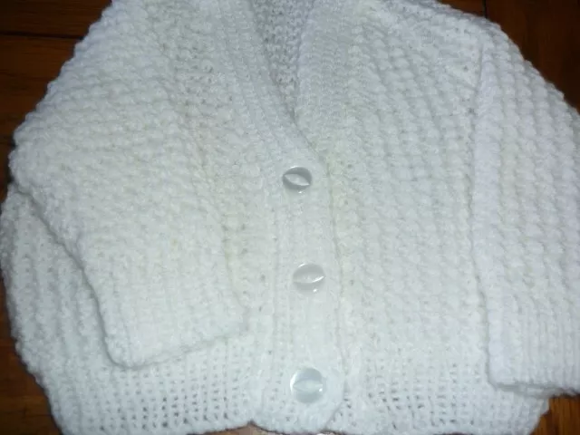 Handknitted Baby Cardigan