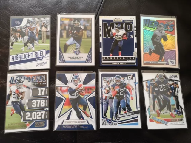 Derrick Henry Tennessee Titans Panini Trading Card Lot