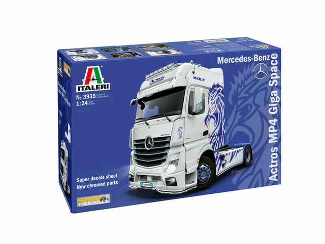 Decorazioni In Acciaio Inox Per Camion Actros MP4 - Set Di 2 Pezzi Per Fari, Lucidatura A Specchio Accessori Actros Mp4 - 7