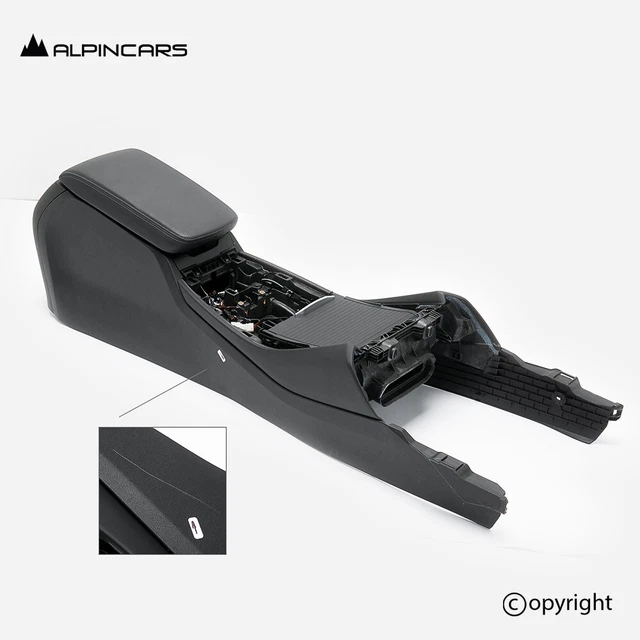Accoudoir Central Citroën C3 2016-2024 - Style Fibre Carbone - Avec Ports USB Et Rangement