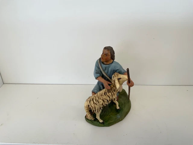 Krippenfigur Holz geschnitzt