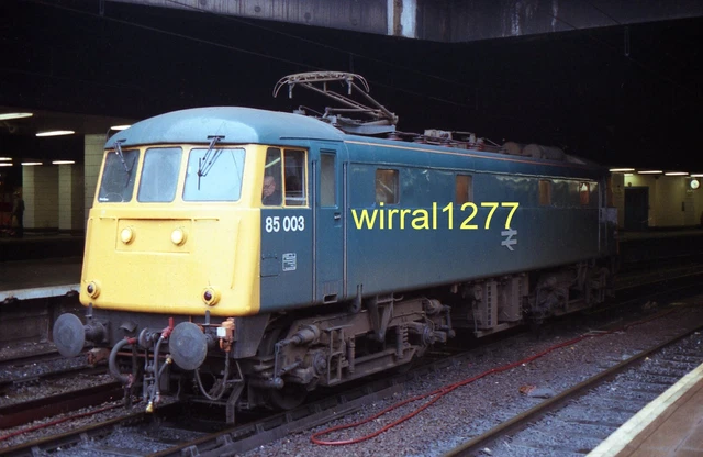 ORIGINAL RAILWAY PHOTOGRAPHIC negative Class 85 85003 at Birmingham New ...