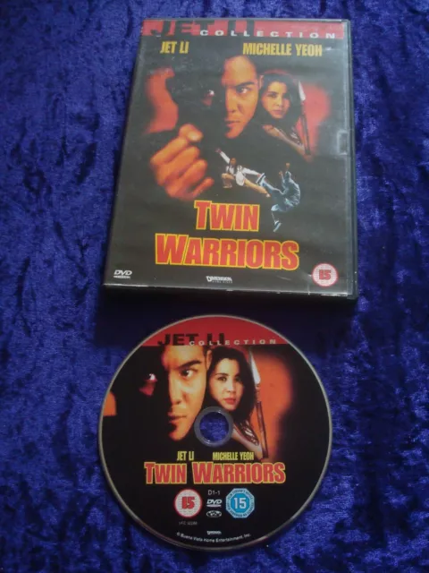 Dvd.twin Warriors.jet Li.michelle Yeoh.martial Arts Action.yuen Woo Ping.uk R2.