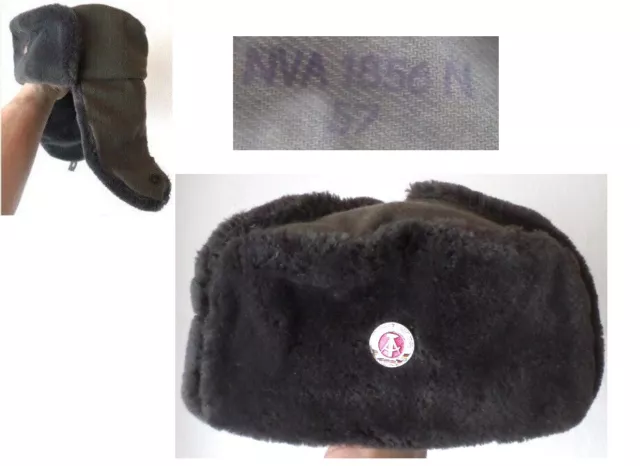 DDR WinterMütze Gr. 56 ( 57 ) für NVA Grenztruppen border troops East german hat