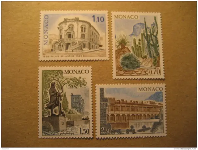 Yvert 1214/7 Cat. 2002: Aprox. Détraqué Monaco Stamp