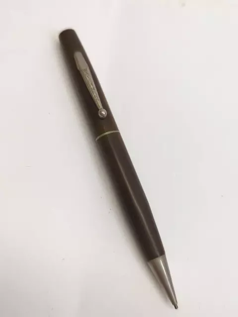 Vintage Waterman's Mechanical Pencil Matte Bakelite In Brown #L