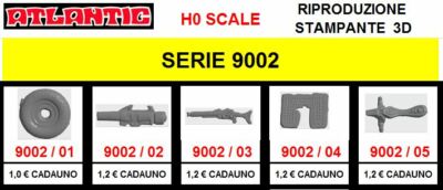 Atlantic ATLANTIC HO PEZZI RICAMBIO SERIE 9000 REPLICA 
