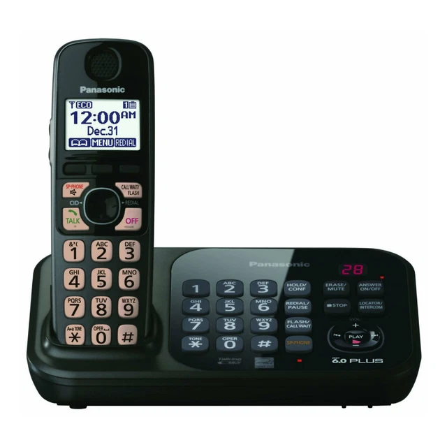 Inal Panasonic Kx-Tgk212spw Premium Black : BLOCK