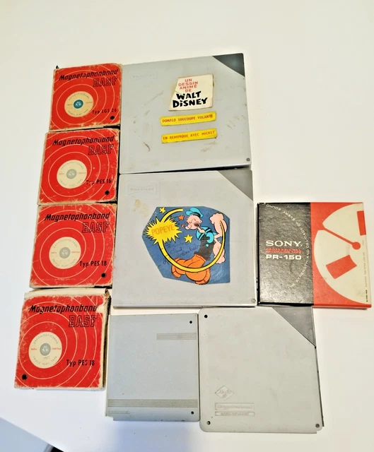 Audio Vintage# Lot de 11 bandes Magnétiques (enregistrées