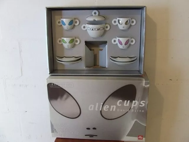 tazzine illy collection 4 TAZZINE CAFFE+ ZUCCHERIERA-ALIEN CUPS-DAVID BYRNE-