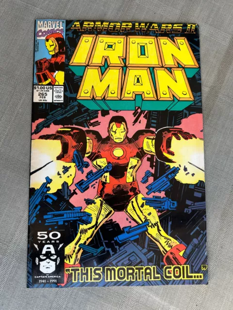 Iron Man Volume 1 N°265 Vo En Très Bon État / Very Fine