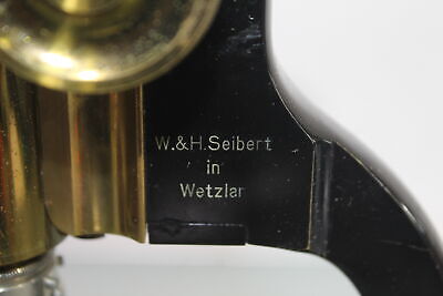 Seibert Wetzlar, altes Mikroskop im Holzkasten(H448-6229-A48) 8