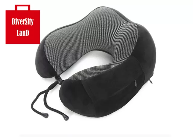 U Shaped Travel Neck Pillow Memory Foam Cushion Airplane Neck Support Pillow