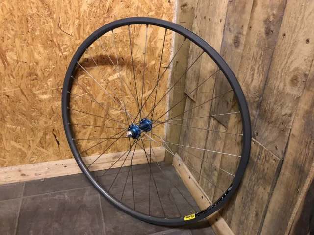 Mavic Open Pro 700c Rim Hope Blue Front Hub 32h Front Wheel Nos Rim