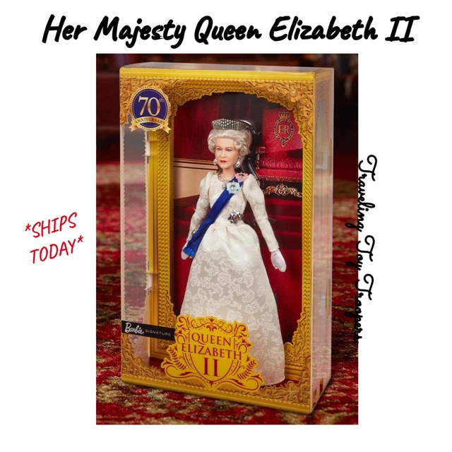 BARBIE SIGNATURE QUEEN Elizabeth II Platinum Jubilee 70th Anniversary