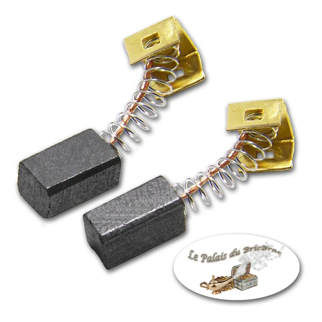 Jeu De 2 Charbons Moteur électrique - Dimensions 5 X 12.5 X 36 Mm, Générique Neuf