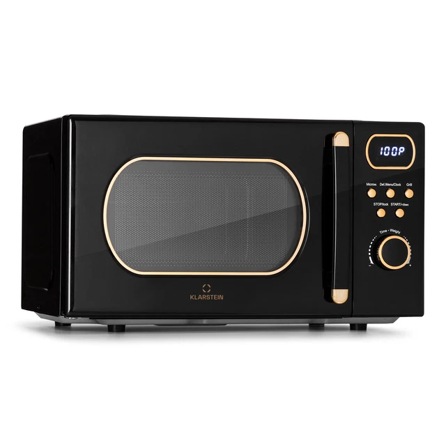 Forno microonde fornetto grill cucina griglia 20L 700 / 800 W Ø25,5cm nero