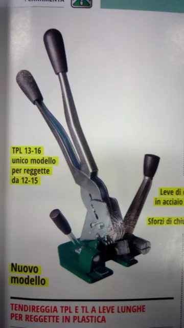 Tendireggia Barbero Tpl 13/16 + 900 Mt Reggetta Nera Da Mm 12 + 300 Sigilli