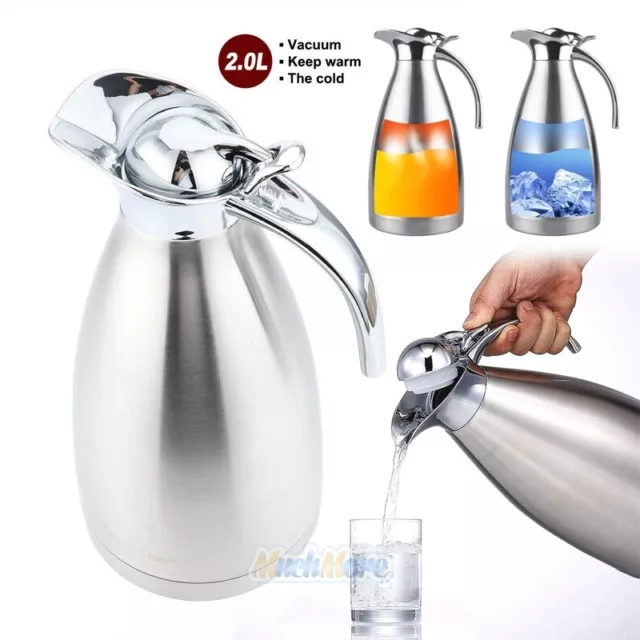 Crofton 8 CUPS Stainless Steel Pot Coffee Kettle Jug Vacuum Thermal Bottle