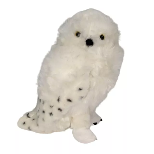 Harry Potter Hedwig Snowy Owl Plush Stuffed Animal Toy Noble Collection 8" EUC