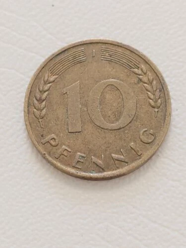 GERMANY 10 PFENNIG 1950 J Kayihan coins T114