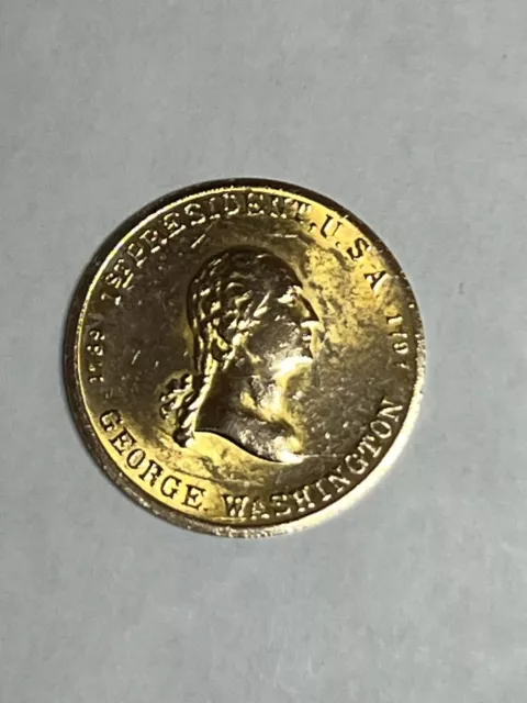 George Washington 1st President Coin Medal