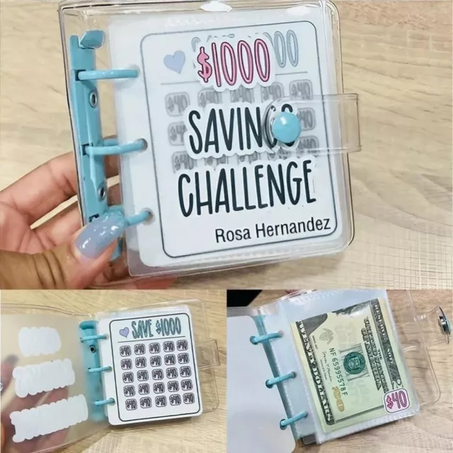 Save Money Mini Binder Savings Challenge Savings Challenges Book  Children