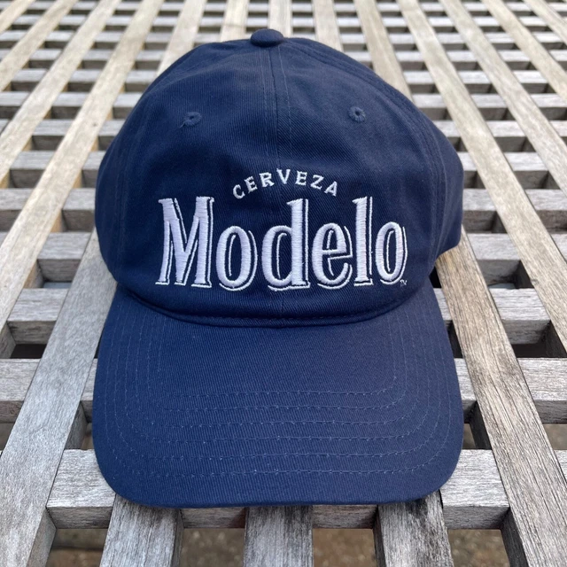 CERVEZA CASA MODELO Logo Mexican Beer Brewing Navy Blue Adjustable Cap