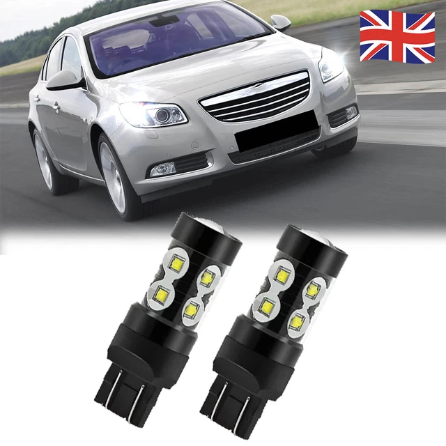 Argo Xenon White LED Reverse Bulbs For Vauxhall Insignia 2014-2017 (W16W/955, Pair)