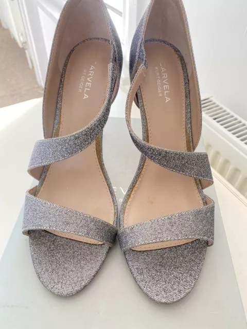 Women's I Miller silver strappy heels size 8 | Silver strappy heels, Strappy  heels, Silver sparkly heels